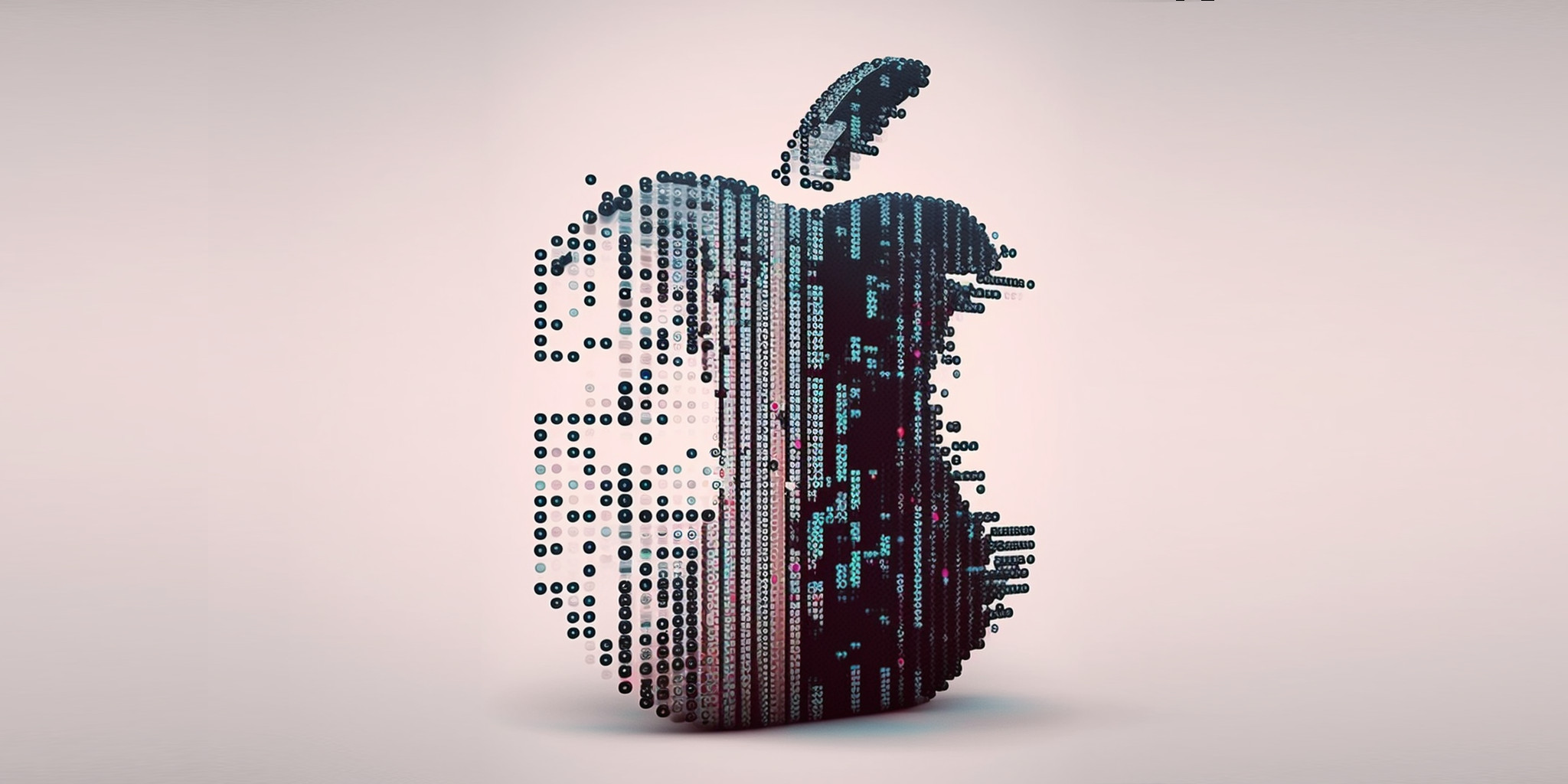 An AI generated image of the Apple logo